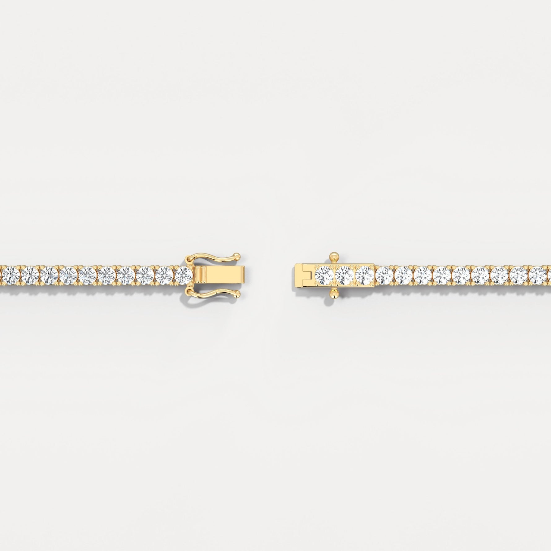 6Carat Lab - Grown Diamond Tennis Bracelet in 14K Gold/Platinum – Classic & Timeless - Bracelets