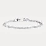 2Carat Lab - Grown Diamond Tennis Bracelet in 14K Gold/Platinum – Classic & Timeless - Bracelets