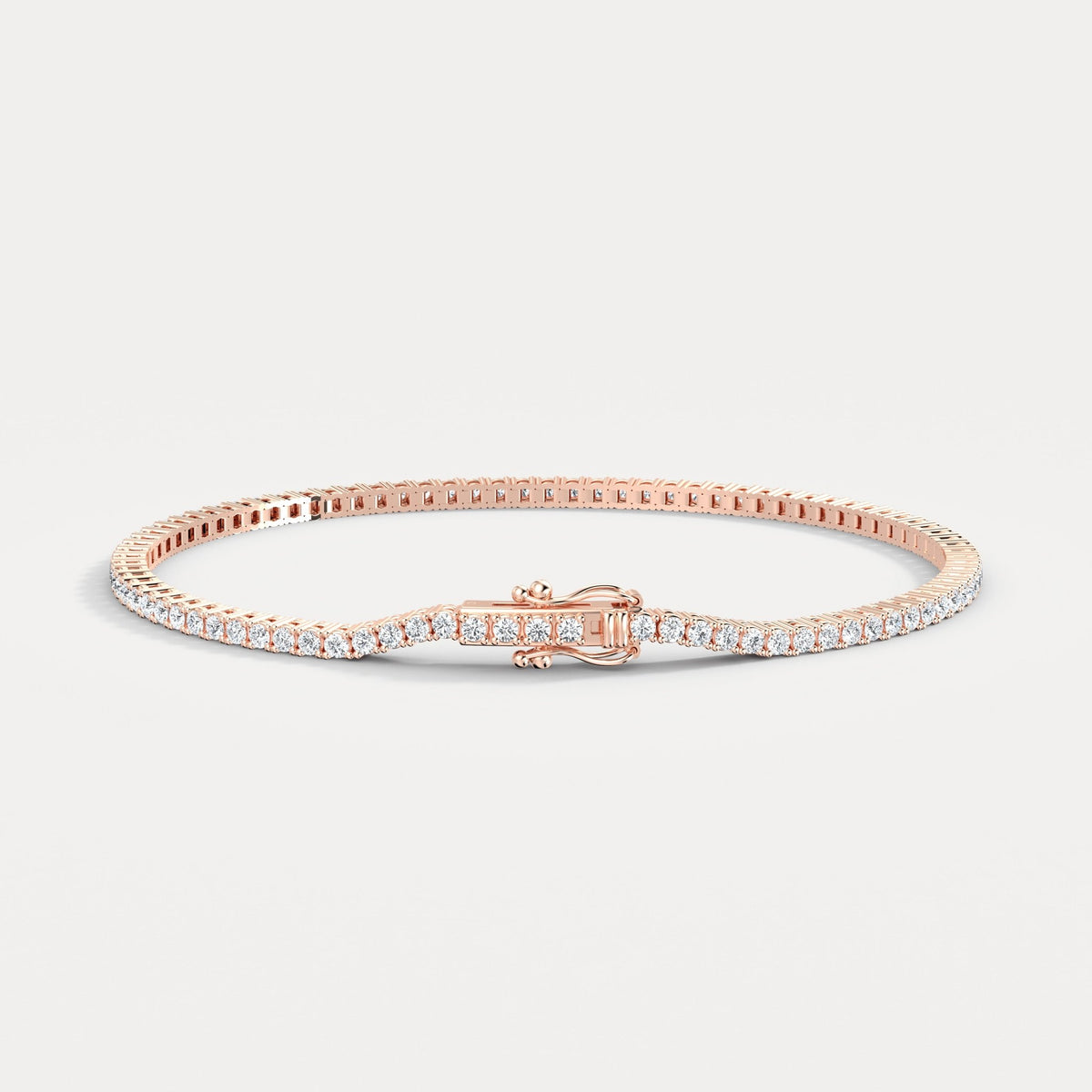 2Carat Lab - Grown Diamond Tennis Bracelet in 14K Gold/Platinum – Classic & Timeless - Bracelets