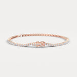 2Carat Lab - Grown Diamond Tennis Bracelet in 14K Gold/Platinum – Classic & Timeless - Bracelets