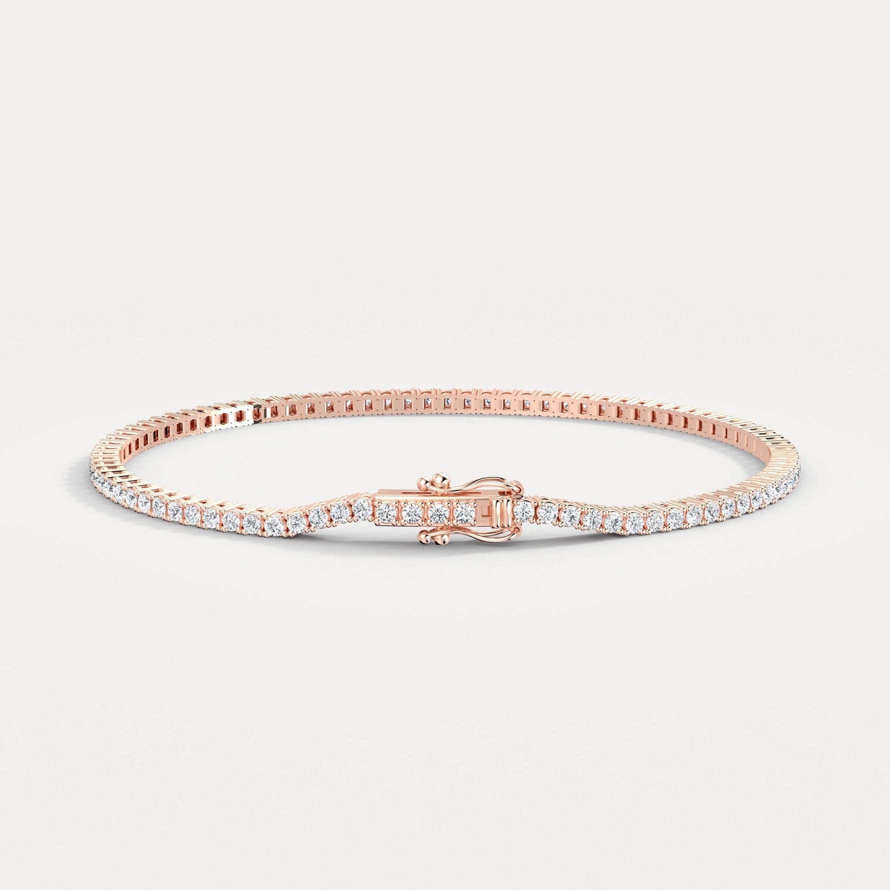 2Carat Lab - Grown Diamond Tennis Bracelet in 14K Gold/Platinum – Classic & Timeless - Bracelets