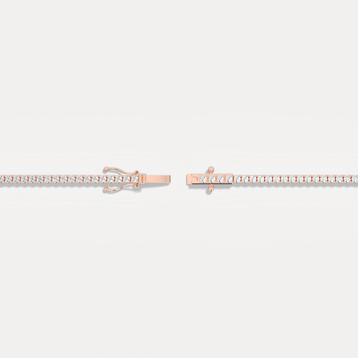 2Carat Lab - Grown Diamond Tennis Bracelet in 14K Gold/Platinum – Classic & Timeless - Bracelets