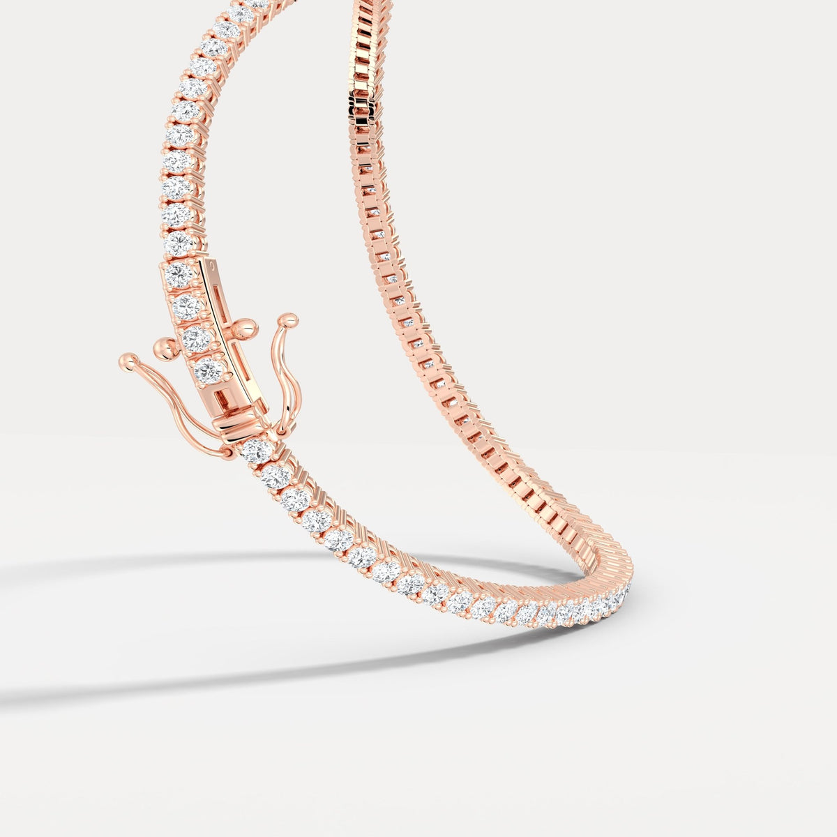 2Carat Lab - Grown Diamond Tennis Bracelet in 14K Gold/Platinum – Classic & Timeless - Bracelets