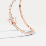 2Carat Lab - Grown Diamond Tennis Bracelet in 14K Gold/Platinum – Classic & Timeless - Bracelets