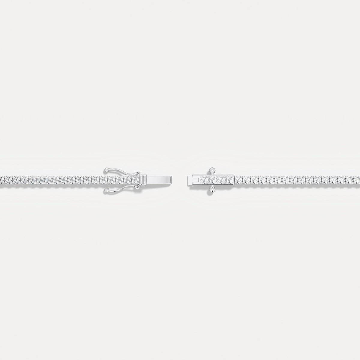2Carat Lab - Grown Diamond Tennis Bracelet in 14K Gold/Platinum – Classic & Timeless - Bracelets
