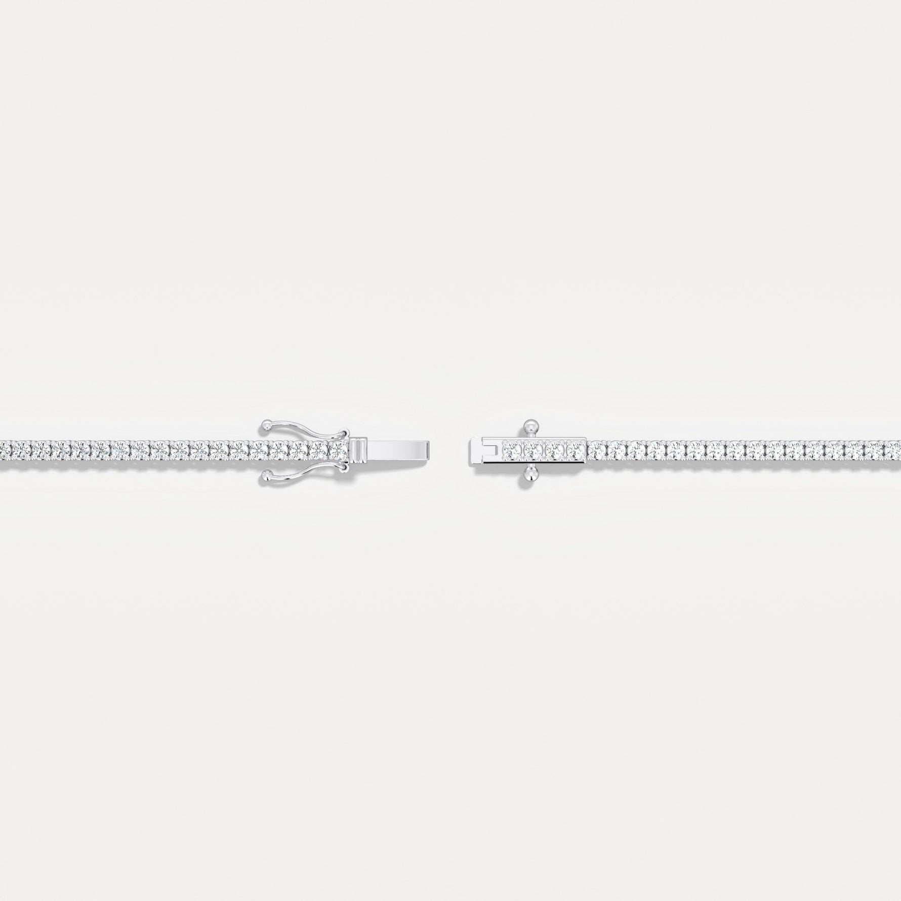 2Carat Lab - Grown Diamond Tennis Bracelet in 14K Gold/Platinum – Classic & Timeless - Bracelets