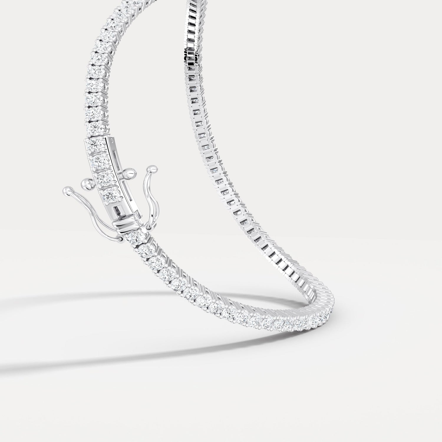 2Carat Lab - Grown Diamond Tennis Bracelet in 14K Gold/Platinum – Classic & Timeless - Bracelets