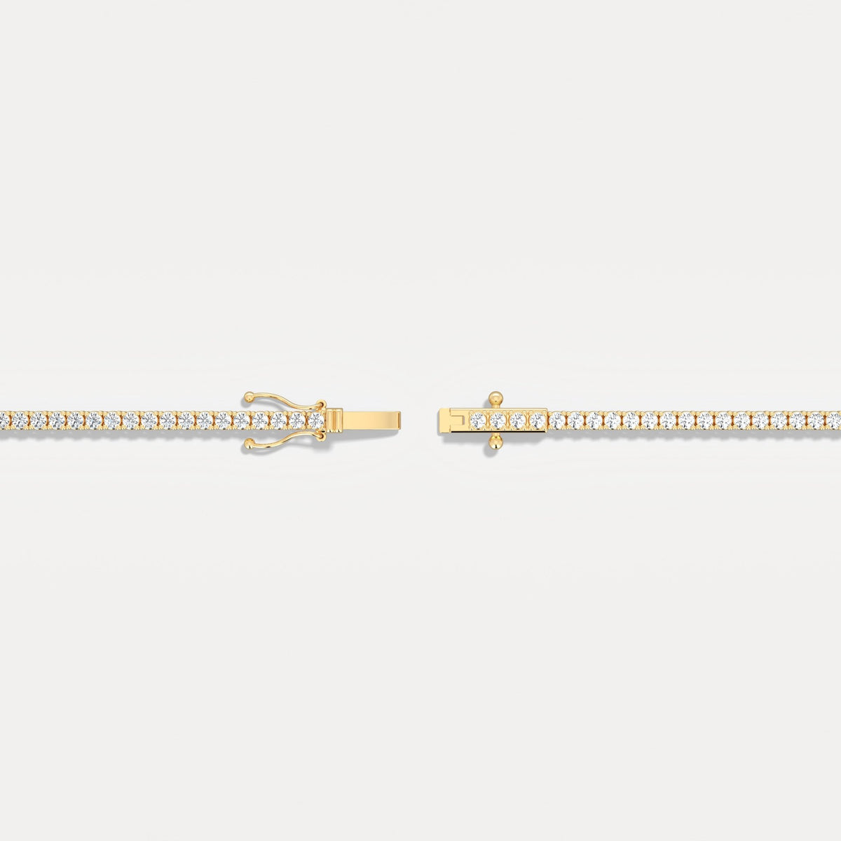 2Carat Lab - Grown Diamond Tennis Bracelet in 14K Gold/Platinum – Classic & Timeless - Bracelets