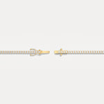 2Carat Lab - Grown Diamond Tennis Bracelet in 14K Gold/Platinum – Classic & Timeless - Bracelets