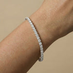 Brilliance Lab Created Diamond 1.00 CTW Tennis Bracelet in 925 Silver - Bracelets