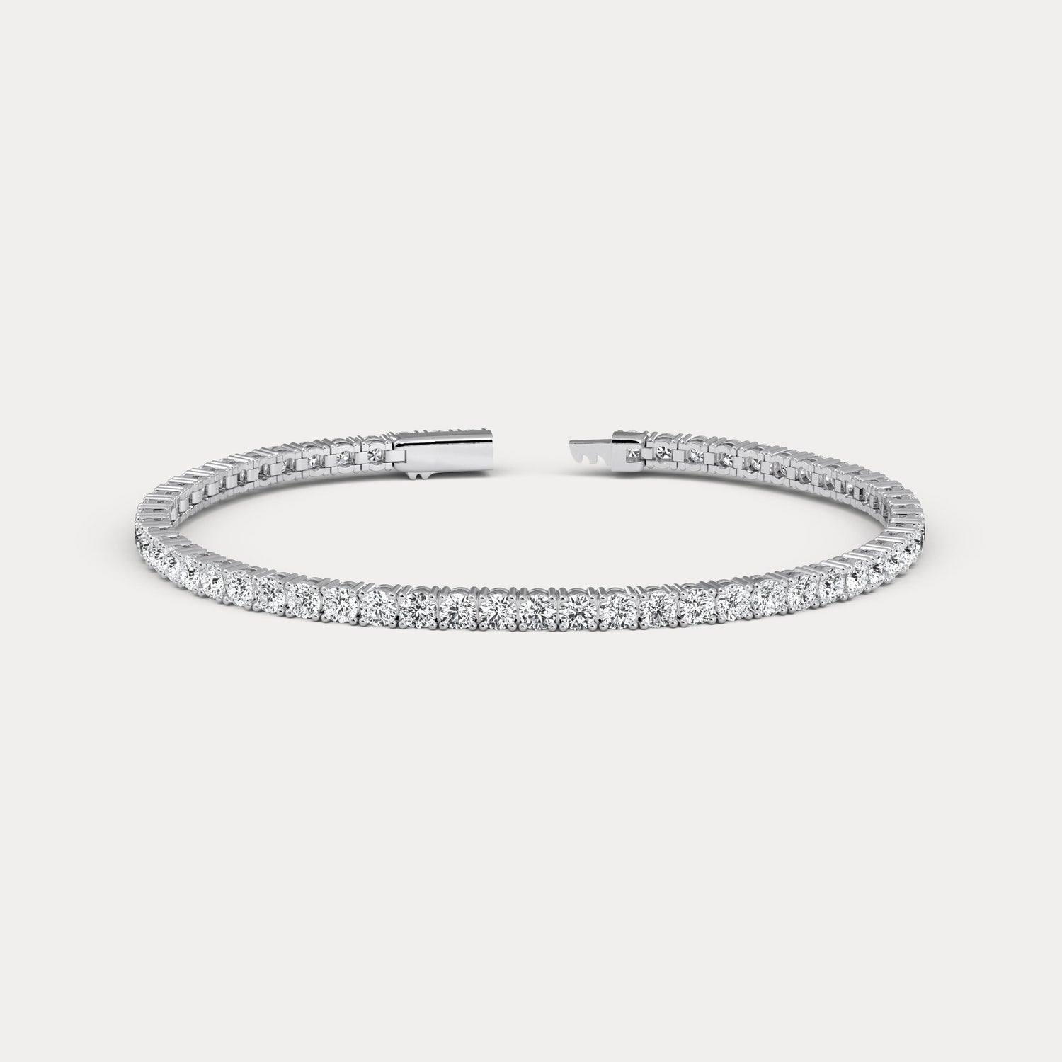 5 CTW Lab - Grown Diamond Tennis Bracelet in Sterling Silver - Bracelets