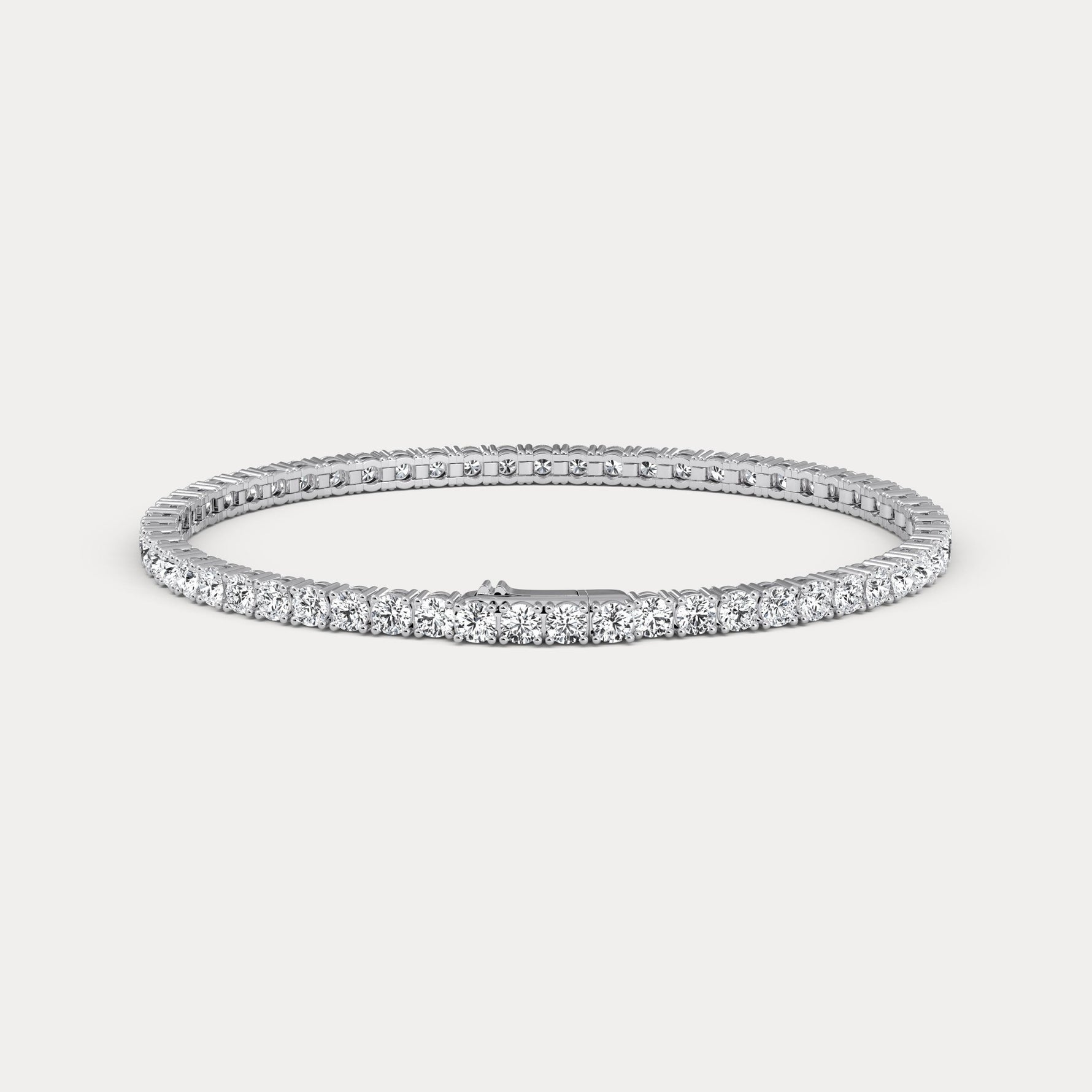 5 CTW Lab - Grown Diamond Tennis Bracelet in Sterling Silver - Bracelets