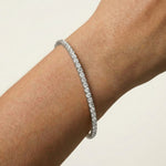 5 CTW Lab - Grown Diamond Tennis Bracelet in Sterling Silver - Bracelets