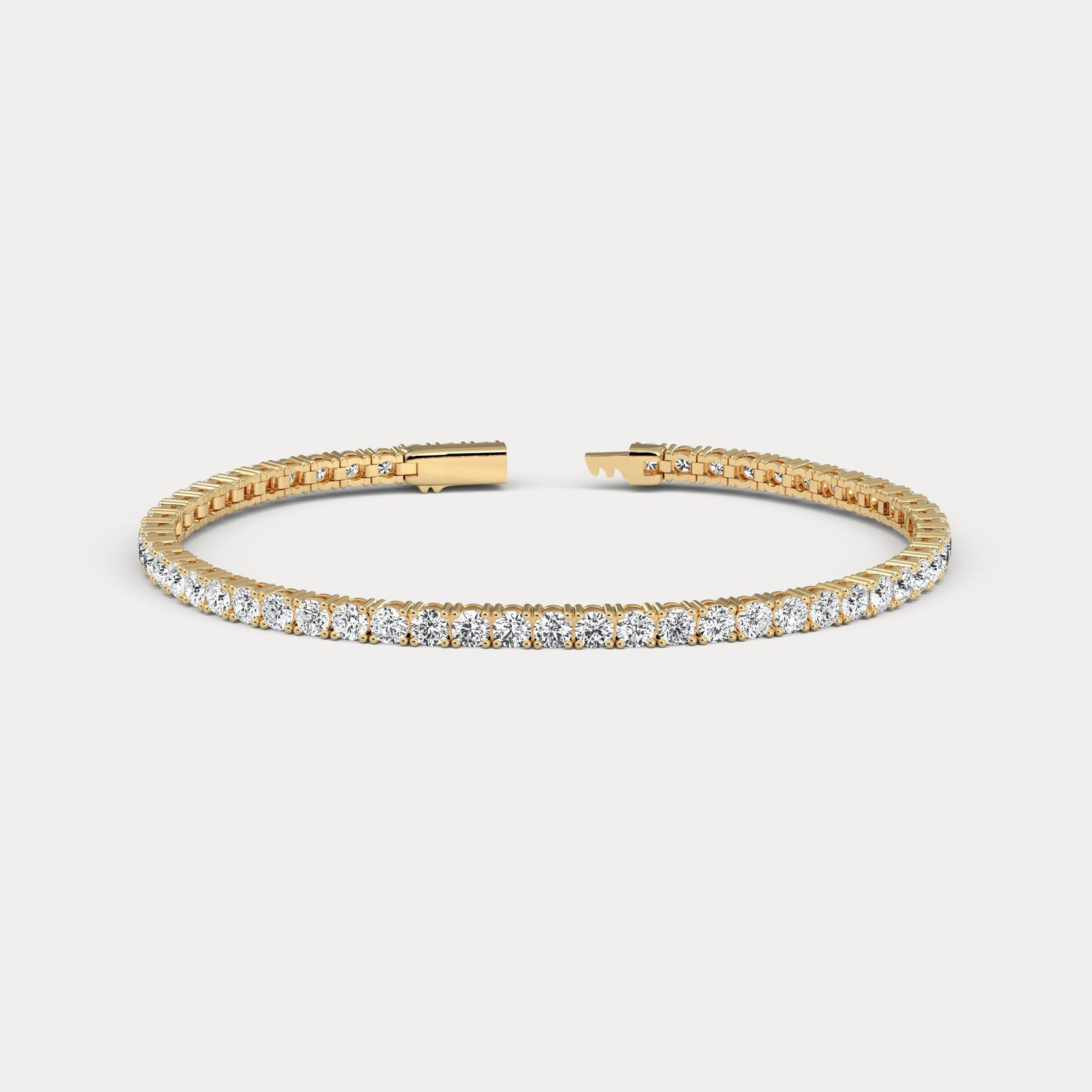5 CTW Lab - Grown Diamond Tennis Bracelet in Sterling Silver - Bracelets