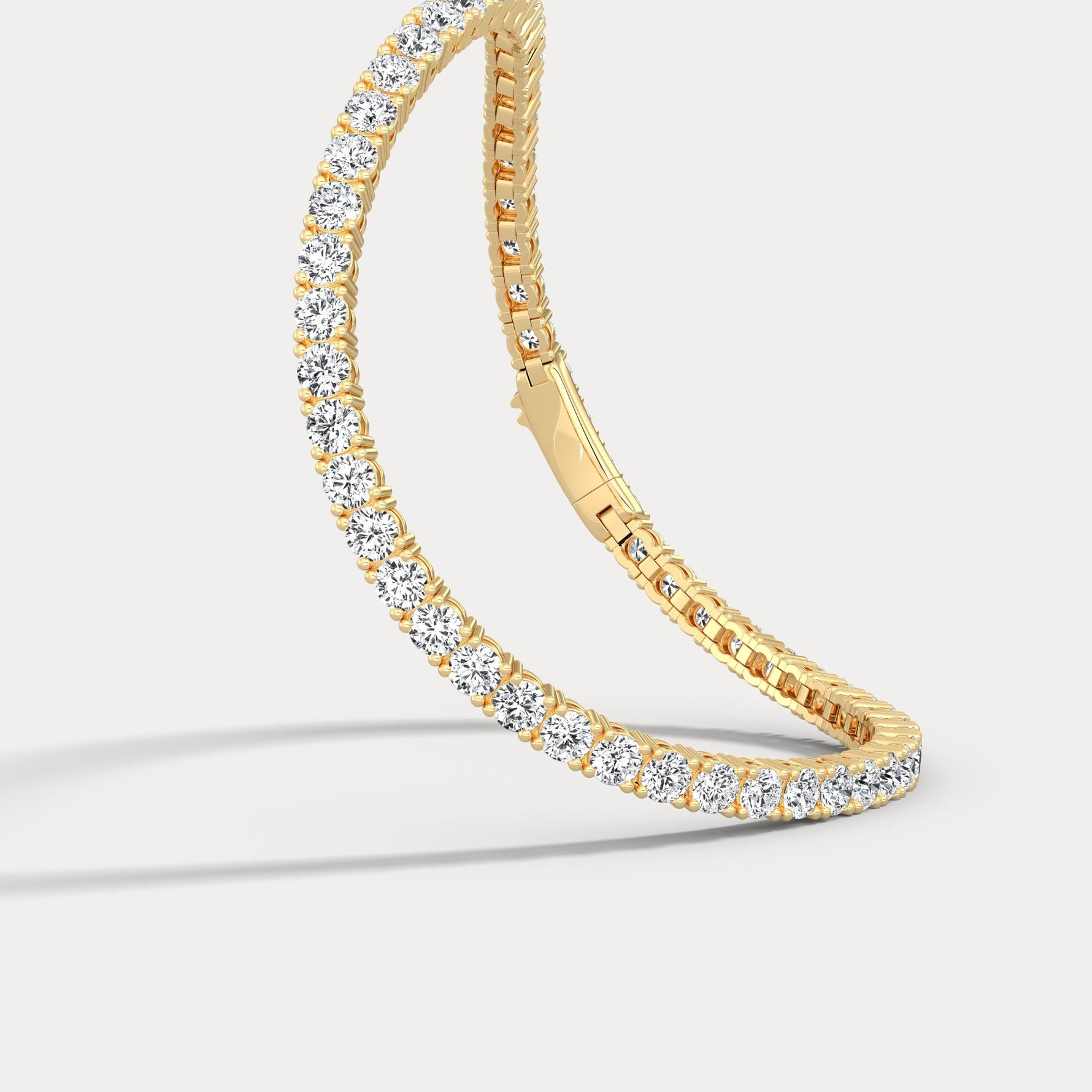 5 CTW Lab - Grown Diamond Tennis Bracelet in Sterling Silver - Bracelets