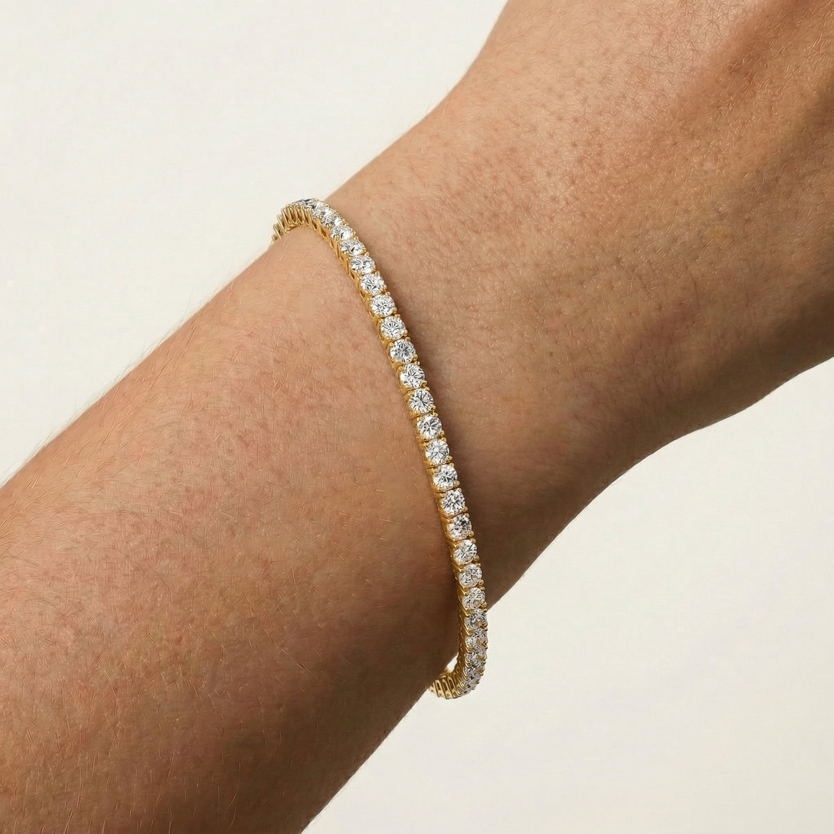 5 CTW Lab - Grown Diamond Tennis Bracelet in Sterling Silver - Bracelets