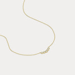 Five - Stone Bezel - Set Lab - Grown Diamond Bar Necklace in 14K Gold/Platinum - Necklaces