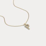 Sterling Silver Initial Letter Necklace – Bubble Pendant - Necklaces