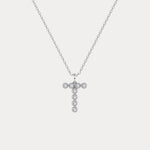 Sterling Silver Initial Letter Necklace – Bubble Pendant - Necklaces