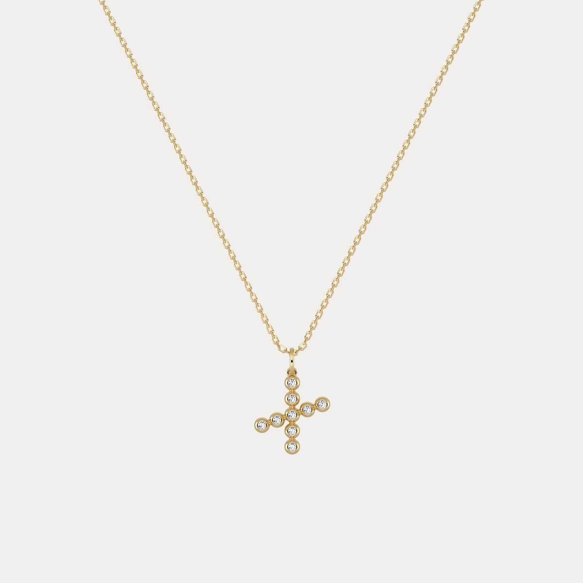 Sterling Silver Initial Letter Necklace – Bubble Pendant - Necklaces