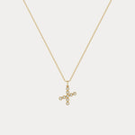 Sterling Silver Initial Letter Necklace – Bubble Pendant - Necklaces