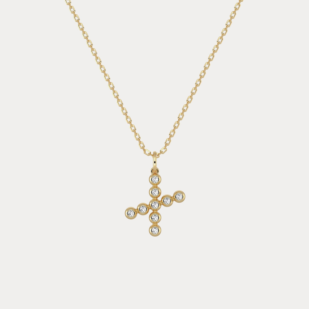 Sterling Silver Initial Letter Necklace – Bubble Pendant - Necklaces