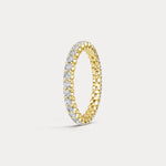 1.35 CTW Lab - Grown Diamond Classic Full Eternity Ring in Sterling Silver - Rings