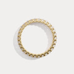 1.35 CTW Lab-Grown Diamond Classic Full Eternity Ring in Sterling Silver - Rings