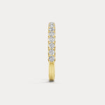 0.6 CTW Lab - Grown Diamond Classic Half Eternity Ring in Sterling Silver - Rings