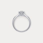 Lab - Grown Diamond Solitaire Ring in Sterling Silver - Rings
