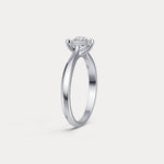Lab - Grown Diamond Solitaire Ring in Sterling Silver - Rings