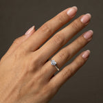 Lab - Grown Diamond Solitaire Ring in Sterling Silver - Rings