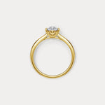 Lab - Grown Diamond Solitaire Ring in Sterling Silver - Rings
