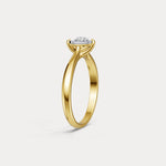 Lab - Grown Diamond Solitaire Ring in Sterling Silver - Rings