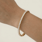 6Carat Lab - Grown Diamond Tennis Bracelet in 14K Gold/Platinum – Classic & Timeless - Bracelets