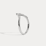 Marquise V-Contour Five-Stone Lab-Grown Diamond Wedding Band - Rings