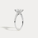 Melina丨Oval Cut Pave Solitaire 2CT Lab Grown Engagement Ring - Rings