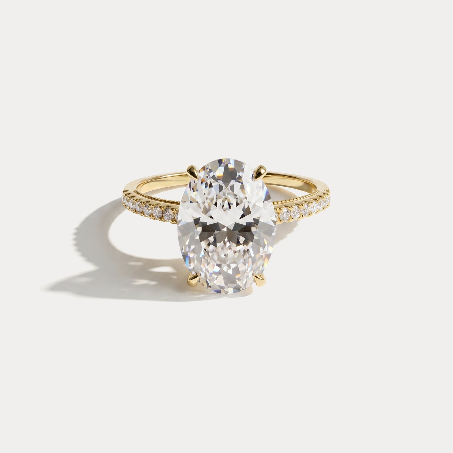 Melina | 3CT Oval Diamond Engagement Ring