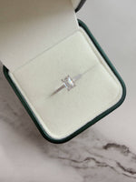 Suri丨Emerald Cut Solitaire Pave 1CT Lab Grown Engagement Ring - Rings
