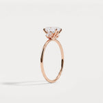 Olivia丨1CT Three-Stone Lotus-Inspired Lab-grown Diamond Engagement Ring - Rings