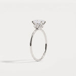 Olivia丨1CT Three-Stone Lotus-Inspired Lab-grown Diamond Engagement Ring - Rings