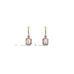 1CTW Emerald Cut Lab Grown Diamond Drop Earring - Earrings