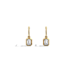 1CTW Emerald Cut Lab Grown Diamond Drop Earring - Earrings