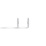 0.36CTW Lab Diamond U Prong Huggies In 14K Solid Gold - 