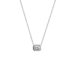 0.5CT Lab Grown Diamond Bezel Set Pendant Neckalce In 14K Solid Gold/Platinum - Necklaces