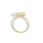 Minimalist Radiant Cut 2CT Lab Diamond Engagement Ring - Rings