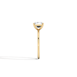 Minimalist Radiant Cut 2CT Lab Diamond Engagement Ring - Rings