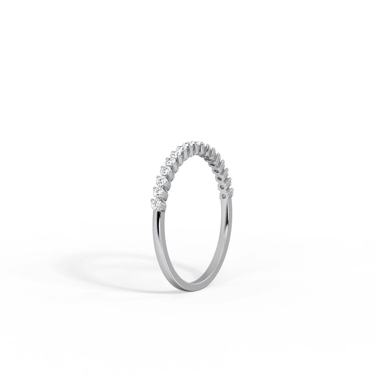 0.26CTW Half Eternity Stackable Ring - 