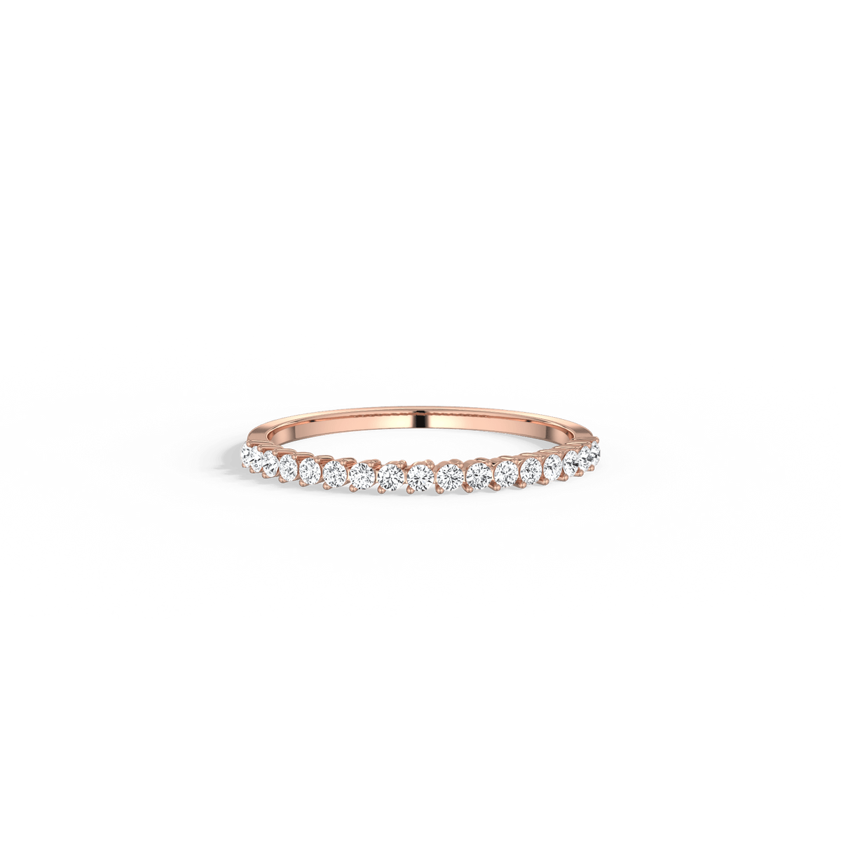 0.26CTW Half Eternity Stackable Ring - 