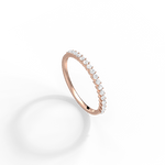 0.26CTW Half Eternity Stackable Ring - 